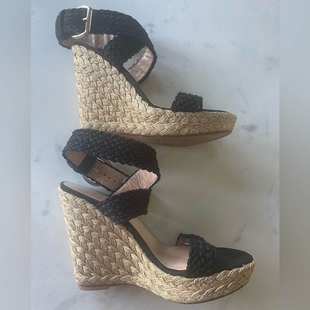 Stuart Weitzman Black Espadrilles - image 4